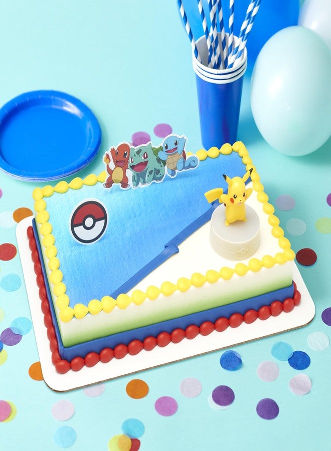 DecoPac DecoSet® Pokémon Light Up Pikachu Cake Topper, 3 Piece Decoration Set, Birthday Decorations For All Size and Shape Cakes | For Birthday And Celebrations - Image 5