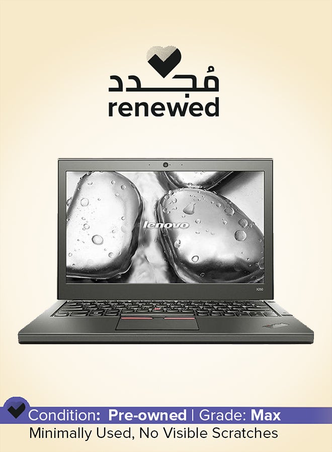 Lenovo Renewed - ThinkPad X250 Renewed - Laptop With 12.5 inch Display,Intel Core i3-5th Generation CPU/8GB RAM/180GB SSD/Windows 10 English Black - Image 1