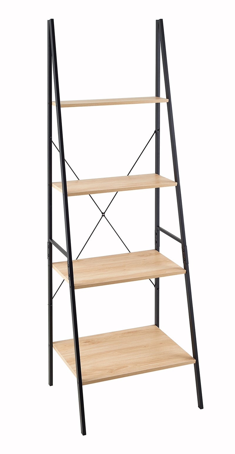 ClosetMaid ClosetMaid 1312 4Tier Wood Ladder Shelf Bookcase Natural 