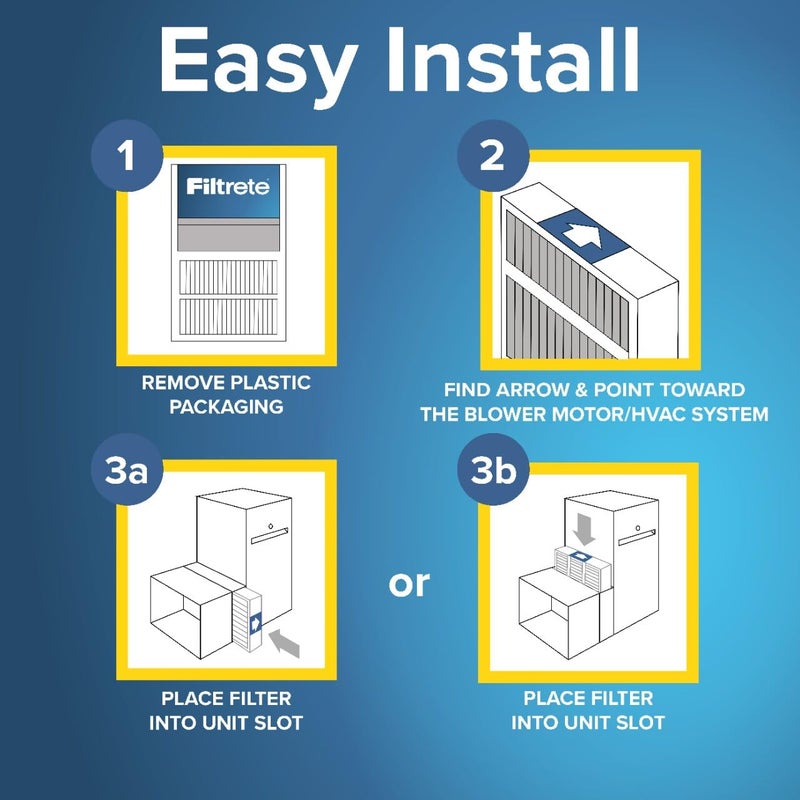 Filtrete 16x25x5 AC Furnace Air Filter, MPR 1550, MERV 12, Fits Honeywell & Trion AirBear, CERTIFIED Asthma & Allergy Friendly, Electrostatic Air Filter, 1-Pack (actual size 15.75 x 24.13 x 4.88) - Image 3