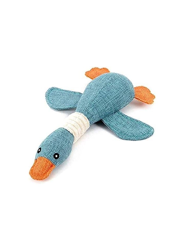 Queens Interactive Dog Squeaky Duck Toy, A Durable, Plush Toy for Fun and Engaging Playtime with Your Dog - Image 1