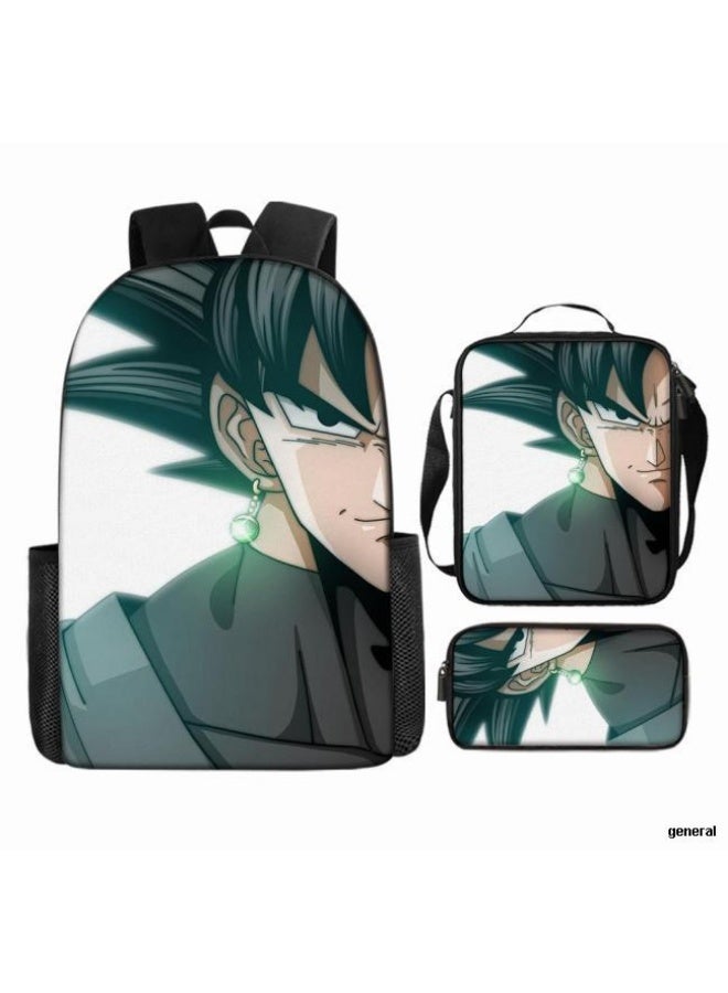 عام حقيبة الظهر المطبوعة الشائعة - مجموعة حقيبة الظهر المكونة من ثلاث قطع (يمكن استخدامها للطلاب والأطفال والأصدقاء للنزهات وتسلق الجبال وما إلى ذلك) - 21 - Image 1