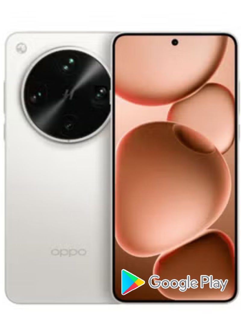 OPPO Find X8 Ultra 5G AI Smartphone (12GB RAM, 256GB Storage) – Pure White | Chinese Spec | Snapdragon 8 Gen 4 | 6.82" 120Hz AMOLED | 50MP Quad Camera | 6100mAh Battery | 100W Fast Charging | with Google Play Support - Image 1