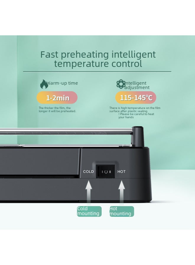 Fangnuo 337 Multi-function Plastic Laminating Machine Small Plastic Laminating Machine A3 File Laminating Machine Household Photo Plastic Sealing Machine - Image 2