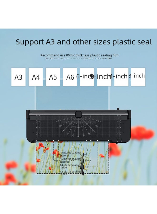 Fangnuo 337 Multi-function Plastic Laminating Machine Small Plastic Laminating Machine A3 File Laminating Machine Household Photo Plastic Sealing Machine - Image 3