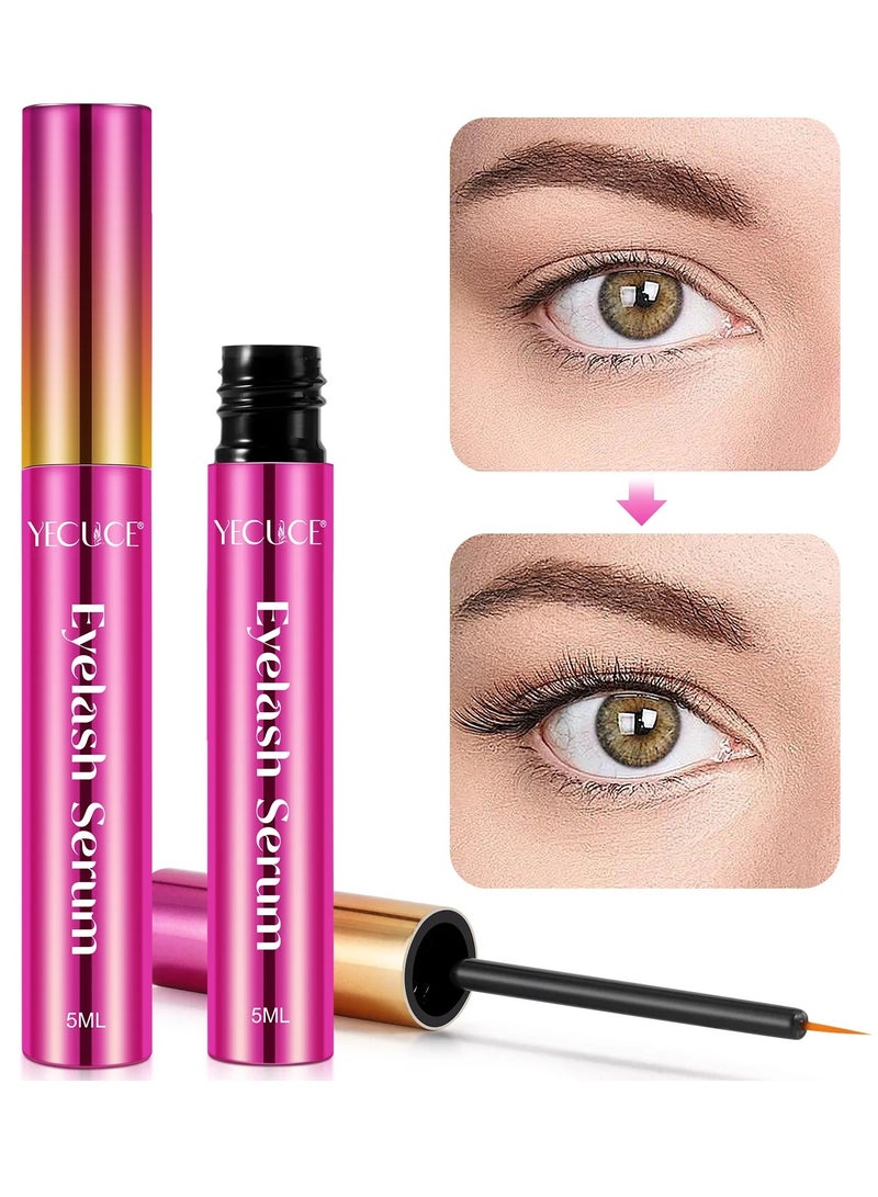 Yecuce Eyelash Serum Rapid Eyelash Growth Serum Lash Serum for Eyelash Growth Lash Growth Serum for Stronger Healthier Fuller Longer Lashes and Brows Lash and Brow Growth Serum 5ml  - Image 1
