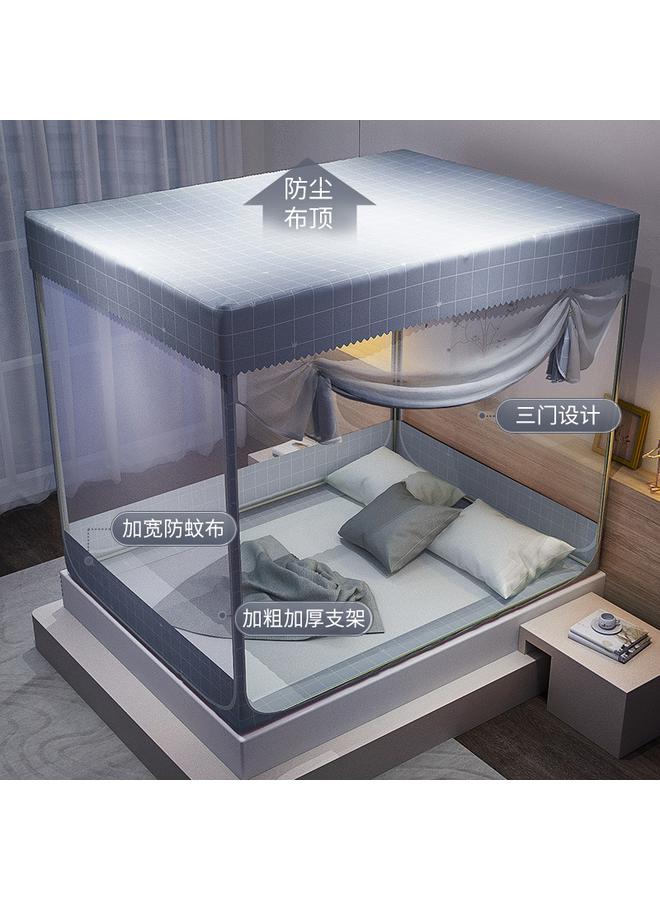 Bluejw Household Mosquito Net High-grade Children's Drop-resistant Mongolian Yurt Sitting-bed Type Internet-famous Anti-mosquito Net Portable Foldable For Clearance - Image 1