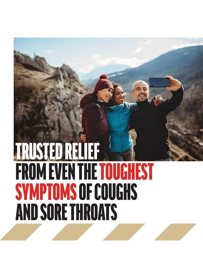 FISHERMAN'S FRIEND - Cough Drops, Cough Suppressant and Sore Throat Lozenges, Sugar Free Honey-Lemon, 5.52mg Menthol, 240 Drops (6 Packs of 40) - Image 1