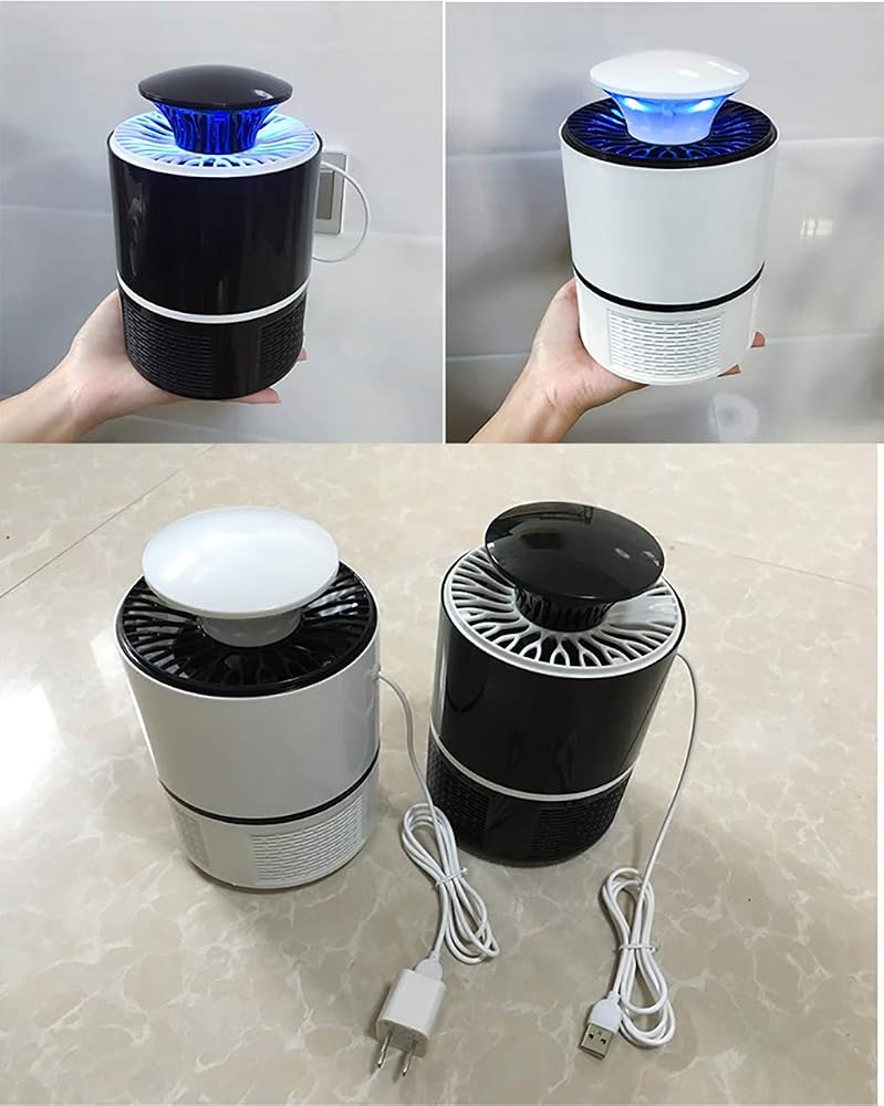 Spaceshoop Goolsky Electric Mosquito Killer USB UV Lamp Bug Zapper Insect Flies Killer Repeller Eliminator Catcher Mosquito Trap with Tray Lamp Tool No Noise for Home Living Room Bedroom Office Indoor - Image 5