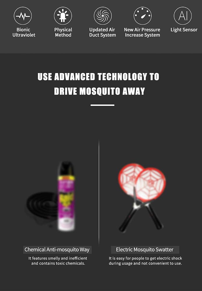 Spaceshoop Goolsky Electric Mosquito Killer USB UV Lamp Bug Zapper Insect Flies Killer Repeller Eliminator Catcher Mosquito Trap with Tray Lamp Tool No Noise for Home Living Room Bedroom Office Indoor - Image 2