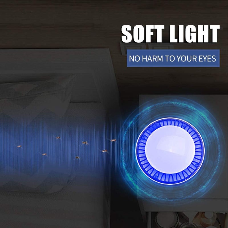 Spaceshoop Goolsky Electric Mosquito Killer USB UV Lamp Bug Zapper Insect Flies Killer Repeller Eliminator Catcher Mosquito Trap with Tray Lamp Tool No Noise for Home Living Room Bedroom Office Indoor - Image 3