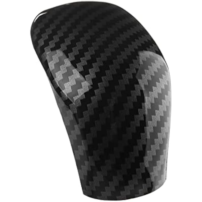 rayihni For Nissan Sentra Altima Accessories 2022 2021 2020 Car Auto Gear Shift Knob Cover Trim Cap Gear Panel Gears Interior Decoration Sticker Sporty  Carbon Fiber Style - Image 4
