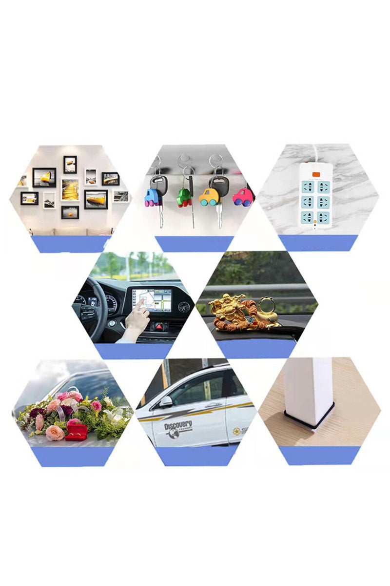 إيروريكس شريط نانو لاصق مزدوج الجوانب، مقاوم للماء، بدون أثر، متوفر بأطوال 30 مم، 1 مم، 1 متر، 1/3/5 متر، مناسب للحمامات والمطابخ. - Image 5