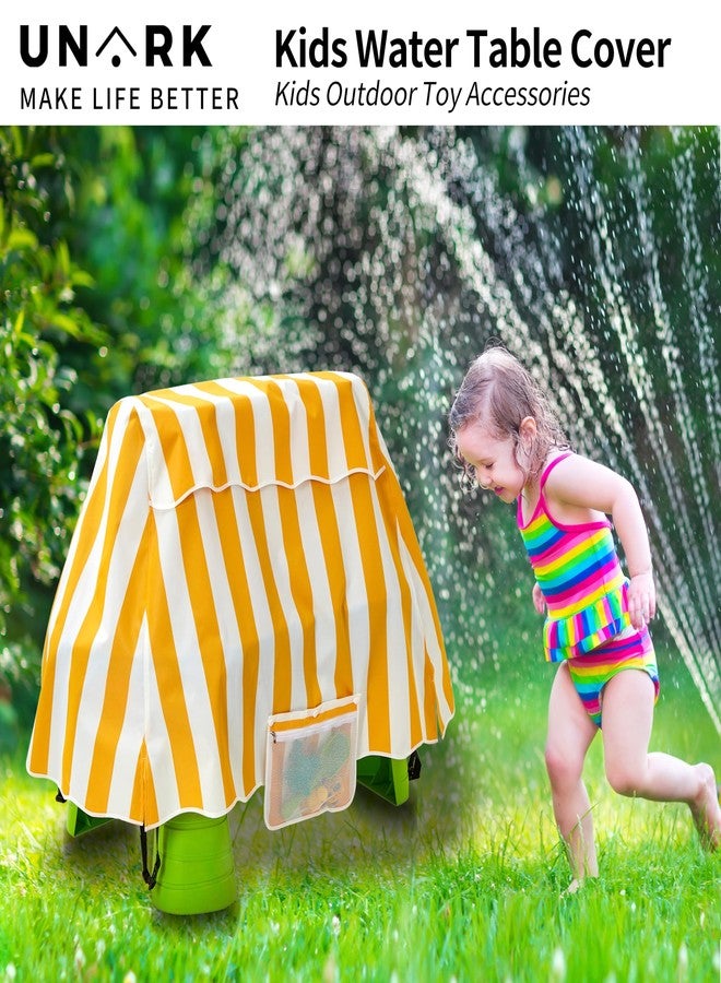 UNARK Water Table Cover for Toddler Outdoor Toys,Kids Water Table Cover for Water Table,Water Table Accessories for Water Table For Toddlers 1-3,Water Table Covers For Toddler Outdoor Toys (Yellow) - Image 3