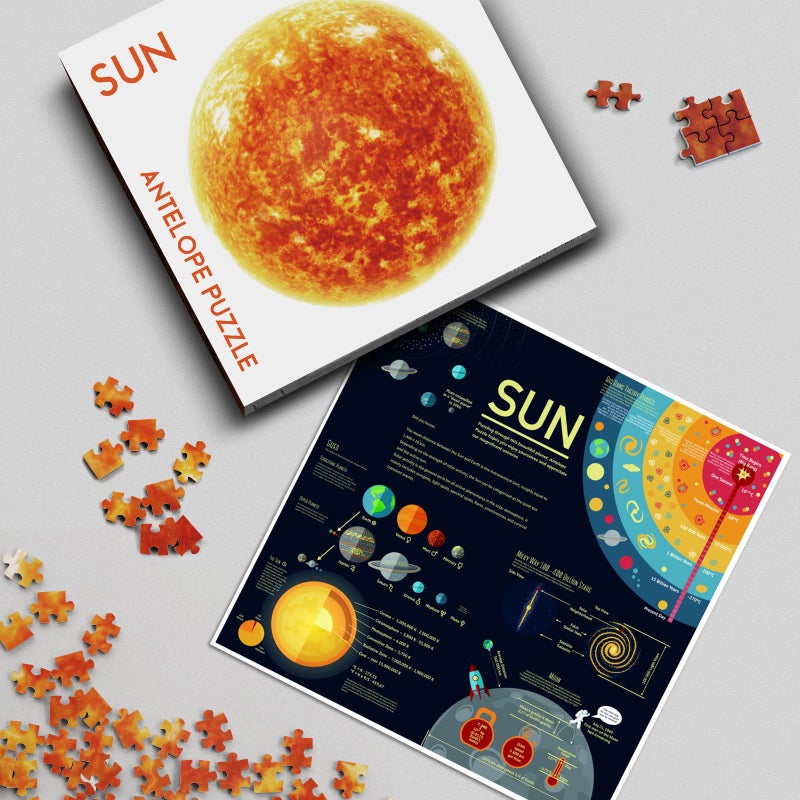 آنتيلوب Antelope - 1000 قطعة لغز للبالغين الفضاء Sun Jigsaw Buzzles 1000 قطعة تلسكوب كوكب مقربة من اللغز الدقة عالية الدقة اللامعة لا يوجد لغز مساحة الغبار - Image 5
