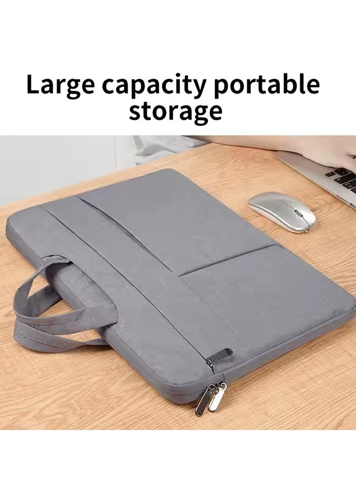 Generic - Laptop Sleeve 15'', Shockproof  Waterproof Laptop Case Portable Notebook Sleeve 15 Inch Protective Case Cover Compatible with MacBook Pro Lenovo IdeaPad ThinkPad Dell Latitude, Polyester Multifuncti - Image 1