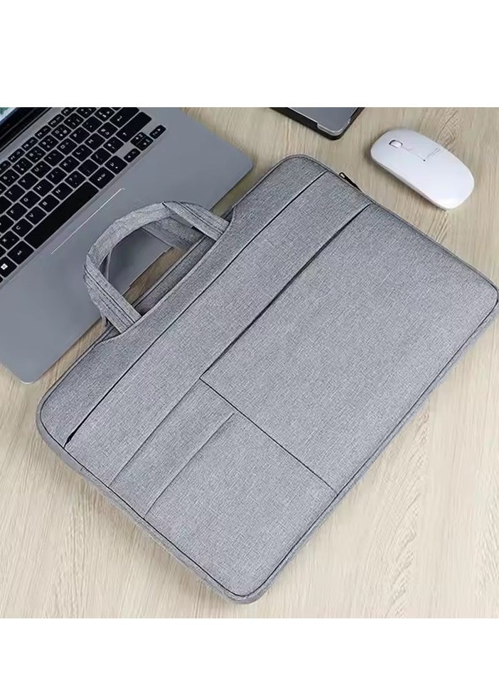 Generic - Laptop Sleeve 15'', Shockproof  Waterproof Laptop Case Portable Notebook Sleeve 15 Inch Protective Case Cover Compatible with MacBook Pro Lenovo IdeaPad ThinkPad Dell Latitude, Polyester Multifuncti - Image 1