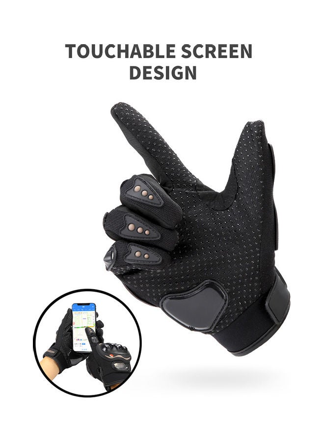 NIBEMINENT Men’s Motorcycle Gloves L - Image 5