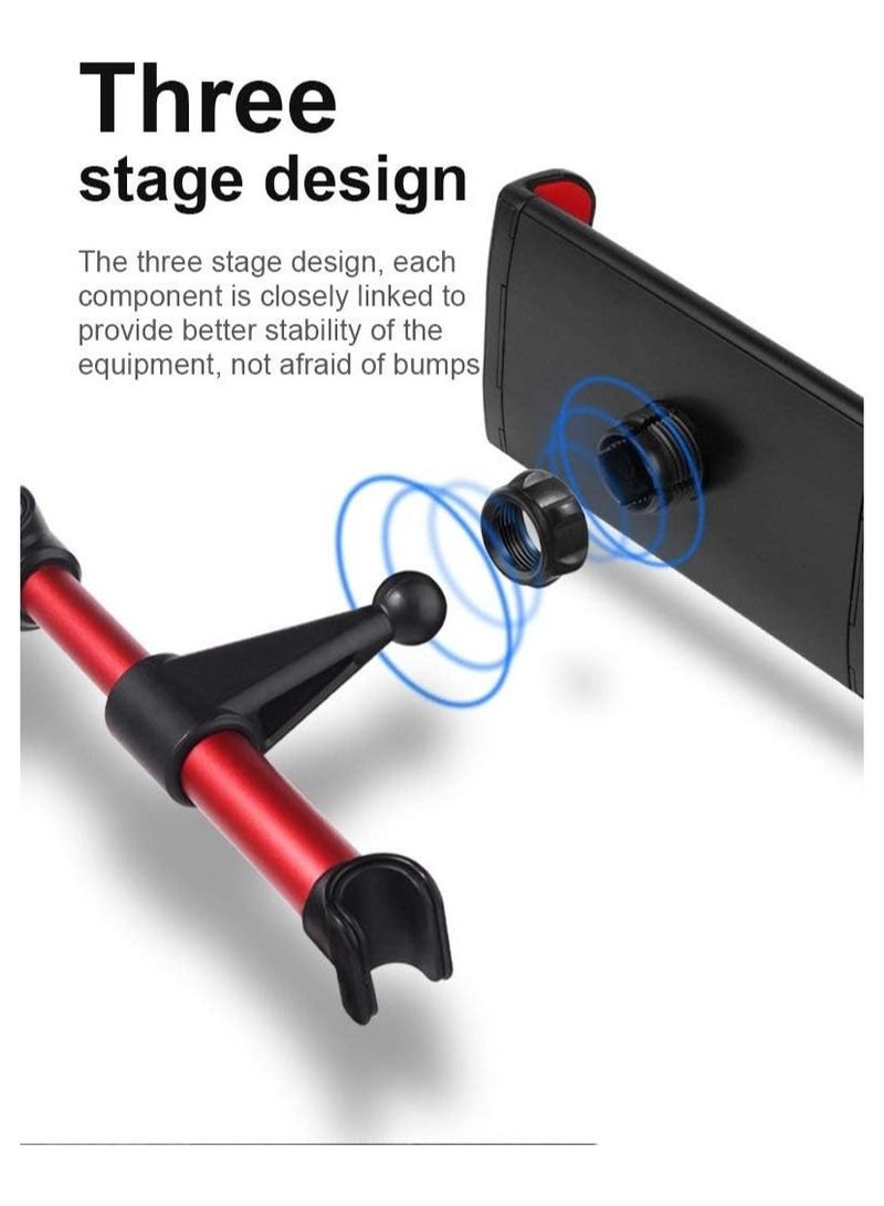 ELTRAZONE Car Headrest Mount Tablet Holder Universal 360 Rotating Car Seat Stand Cradle for iPhone/iPad/Tablets/Smartphones 4" to 11" Wide 360° Rotation - Image 3