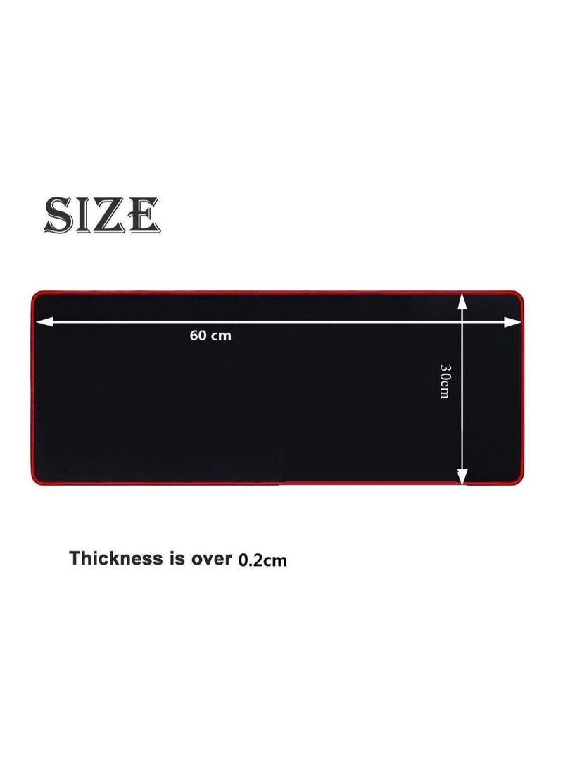 Large Mouse Pad Non-Slip PU Leather Desk Mouse Pad Waterproof Desk Pad Protector Desk Writing Mat for Office Home 60cm x 30cm - Image 3