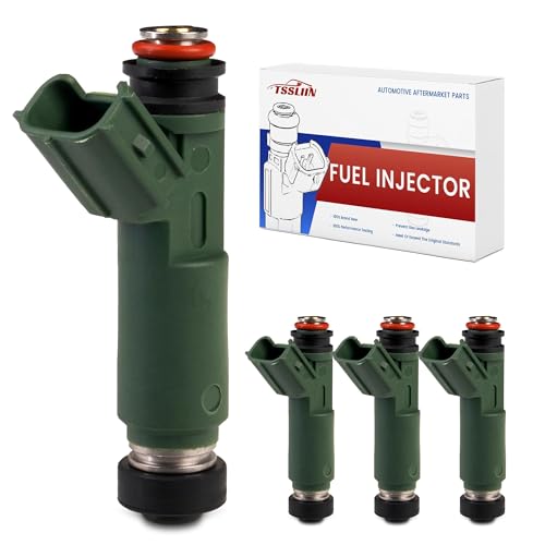 TSSLIIN Fuel Injectors forToyota Corolla Celica Matrix MR2 Spyder forChevy Prizm forPontiac Vibe 18L High Performance Inyectores OE Replacement 232500D040 2320922040 FJ415 4pcsSet - Image 1