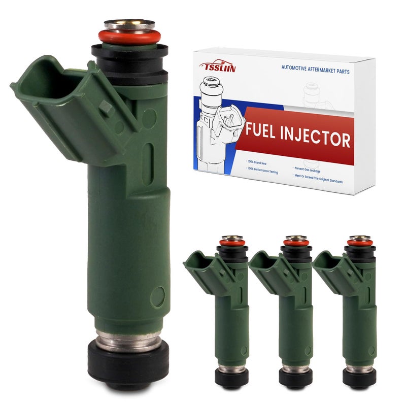 TSSLIIN Fuel Injectors forToyota Corolla Celica Matrix MR2 Spyder forChevy Prizm forPontiac Vibe 18L High Performance Inyectores OE Replacement 232500D040 2320922040 FJ415 4pcsSet - Image 2