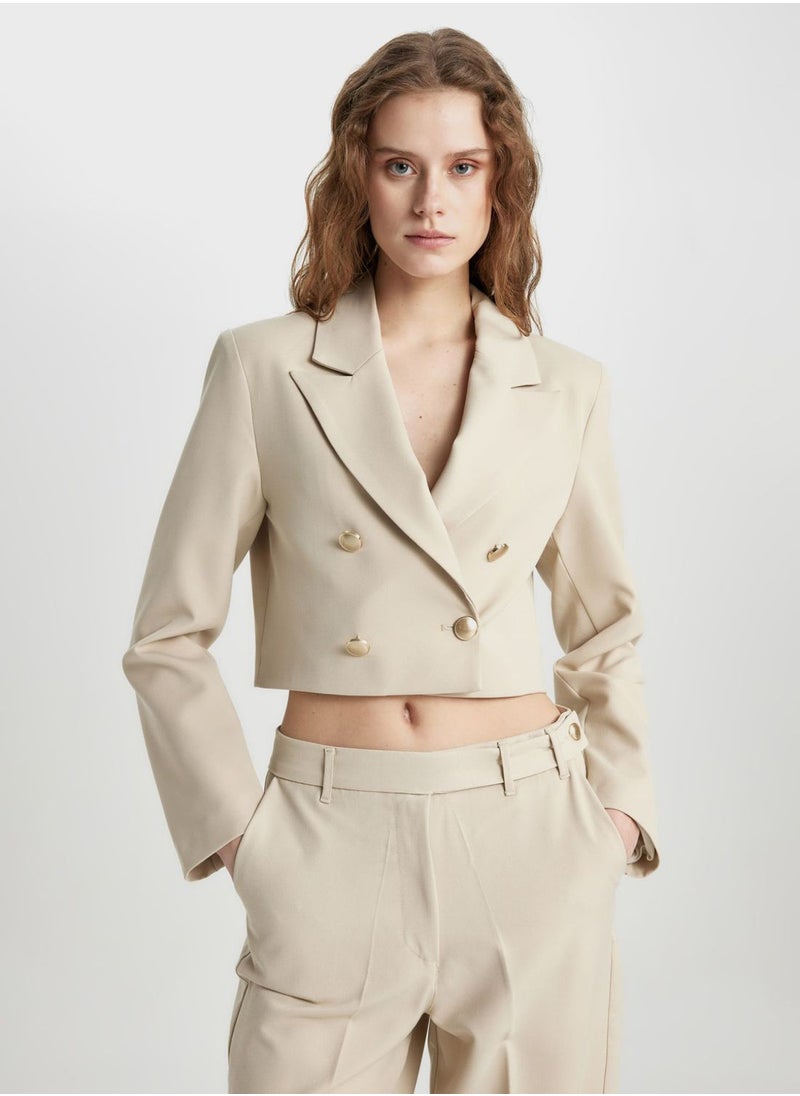 DeFacto - Crop Jacket Collar Blazer - Image 1