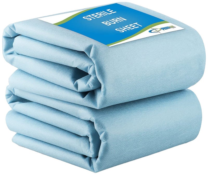 PRIMACARE Primacare BD3151 Sterile Burn Sheet for Burn Relief First Aid Blanket for Instant Cooling Relaxation from Minor Burns Wet and Dry Dressing 96 x 60