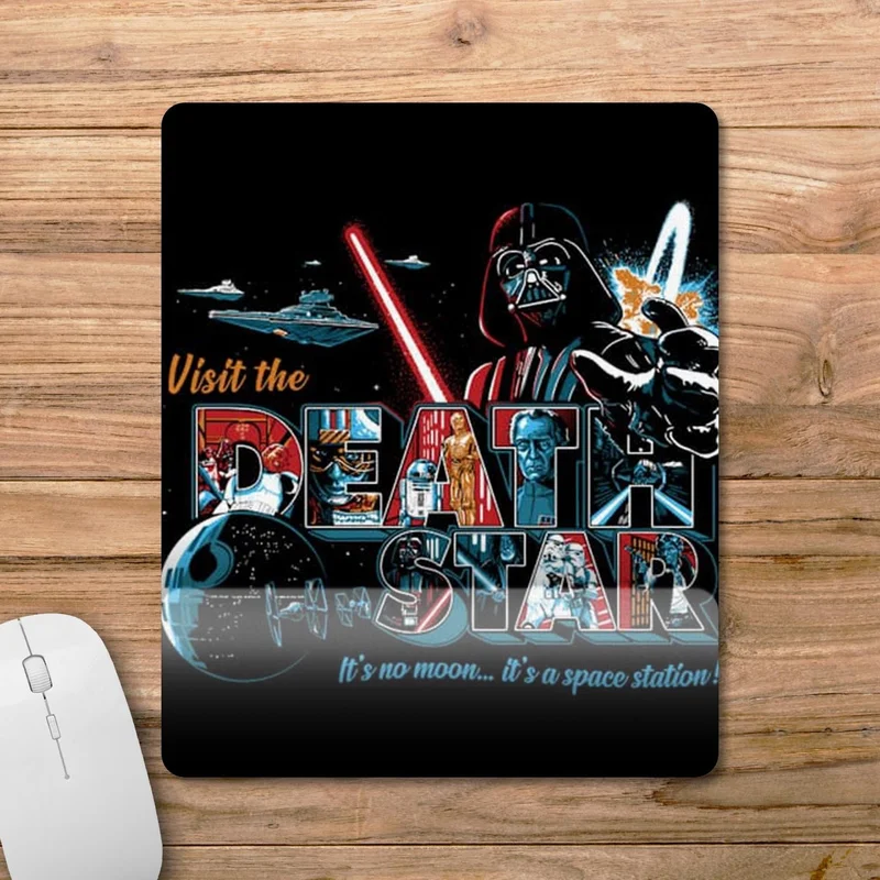 Pixxa Visit Death Star - Star Wars Wrist Support Mousepad Model - 1