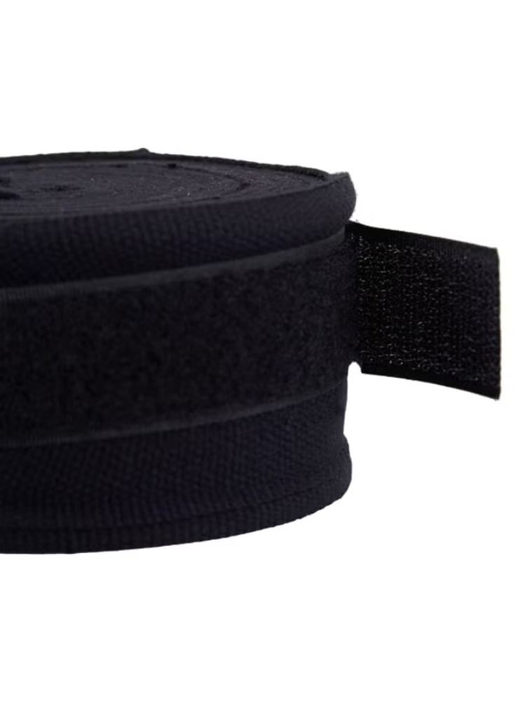 Dreamzon لفائف يد الملاكمة المستوى 2 باللون الأسود 180 بوصة - Image 2