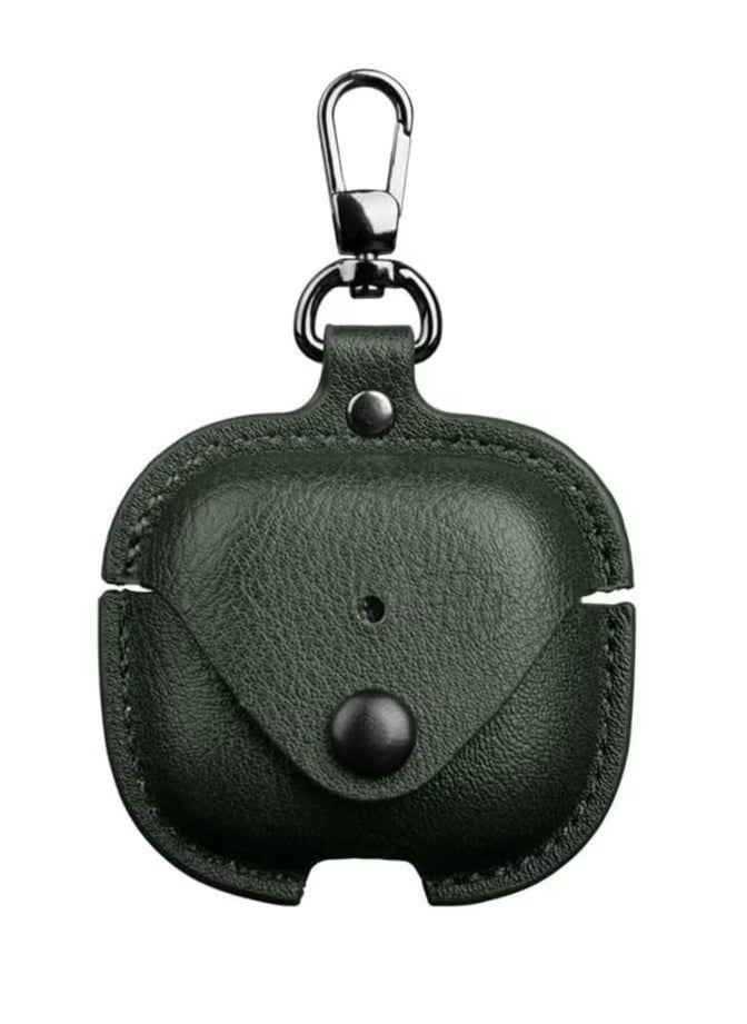 JAJEEK AirPods 4 2024 Case – PU Leather Anti-Scratch Protective Cover with Keyring, Stylish Case for AirPods 4 2024, Durable & Shockproof, Slim Fit Design