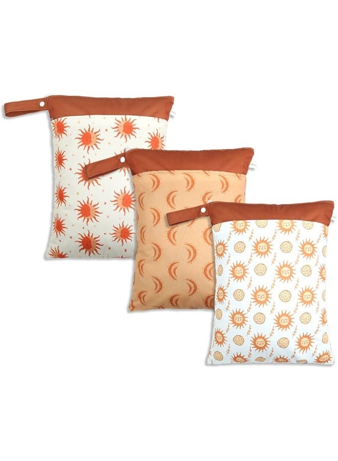 KKTAPOS Wet Dry Bags for Baby Cloth Diapers - Waterproof Reusable Washable Travel Bags - Image 1