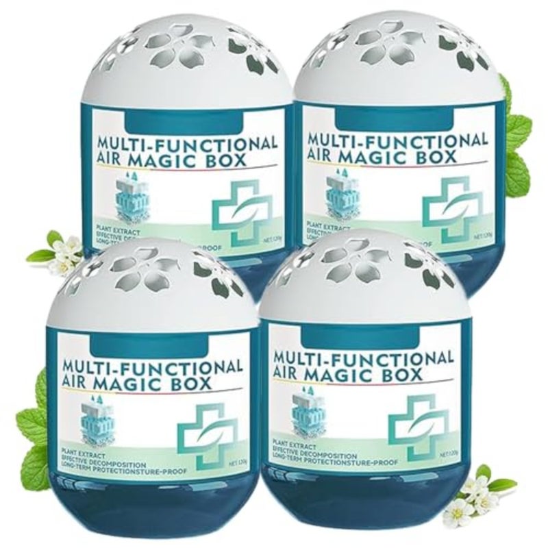 4pcs Air Magic Box Indoor Air Purification Dust Removal magic box Fresh air for Home, Bathroom, Bedroom, Office, Pet Areas 4pcs - Image 1