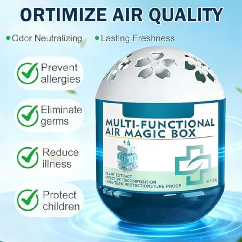 4pcs Air Magic Box Indoor Air Purification Dust Removal magic box Fresh air for Home, Bathroom, Bedroom, Office, Pet Areas 4pcs - Image 3