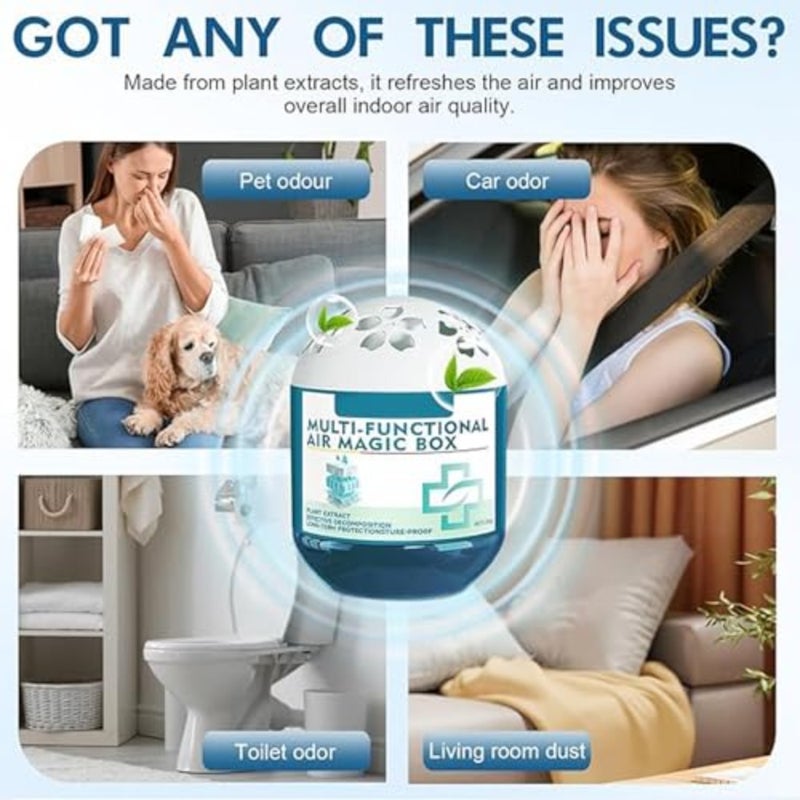 4pcs Air Magic Box Indoor Air Purification Dust Removal magic box Fresh air for Home, Bathroom, Bedroom, Office, Pet Areas 4pcs - Image 5