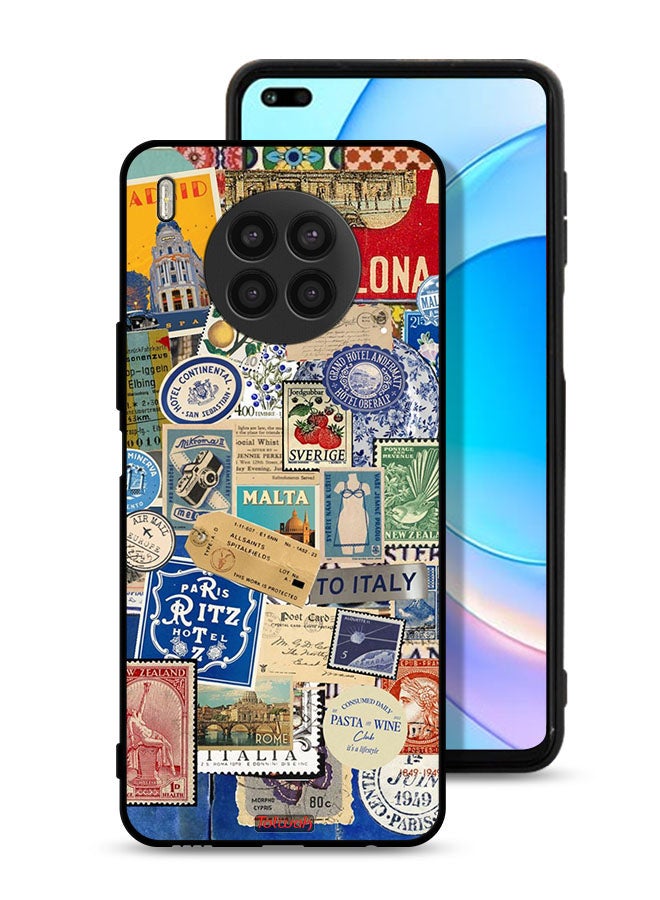 Tolwak Huawei nova 8i Protective Case Cover Stickers Of Different Cities - Image 1