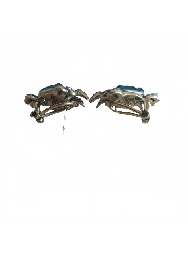 LumiArk Blue - Adorned Metal Crab Ear Accessories - Image 1