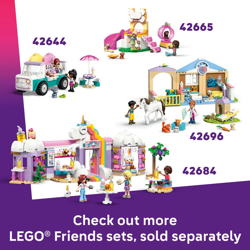 LEGO Friends Unicorn Cake Delivery Car Toy for Kids 42675 (Age 4+, 67 Pieces) - Image 5