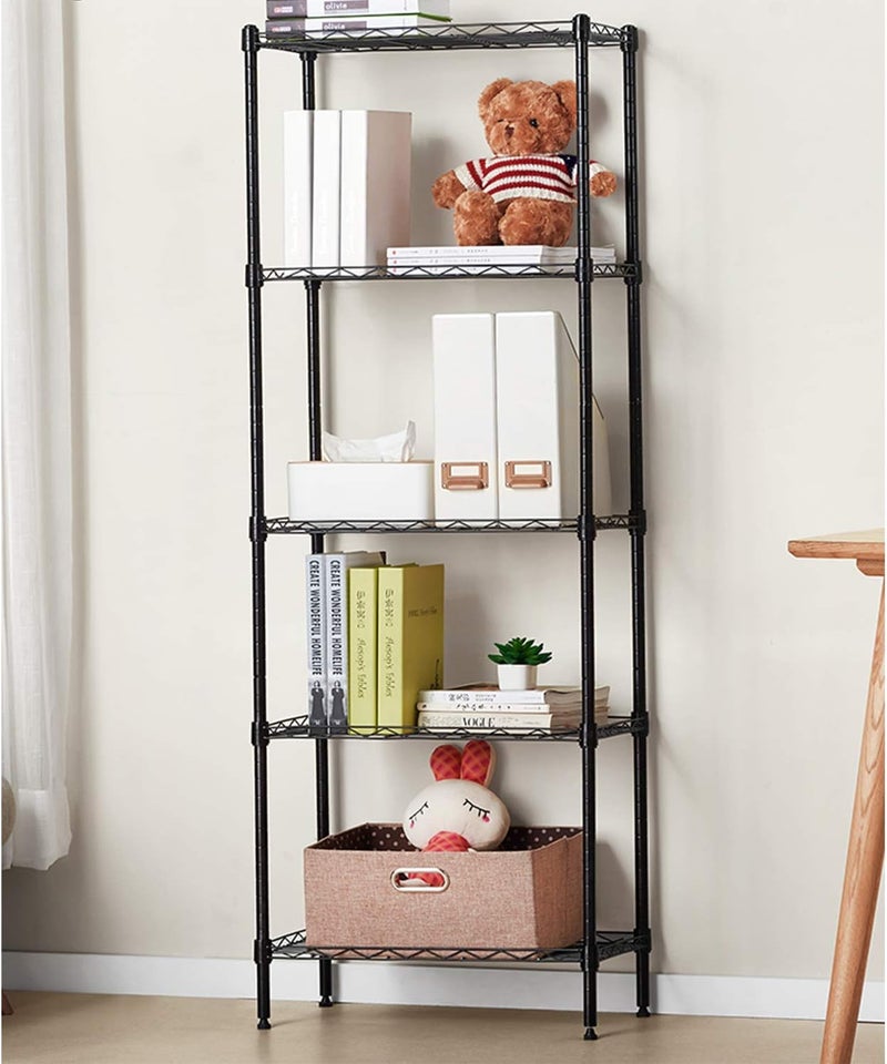 ديسديل ديكديل HOME ORGANIZER رفوف سلكية 5 طبقات ثقيلة قابلة لتعديل الارتفاع رف تخزين سلكي - Image 1