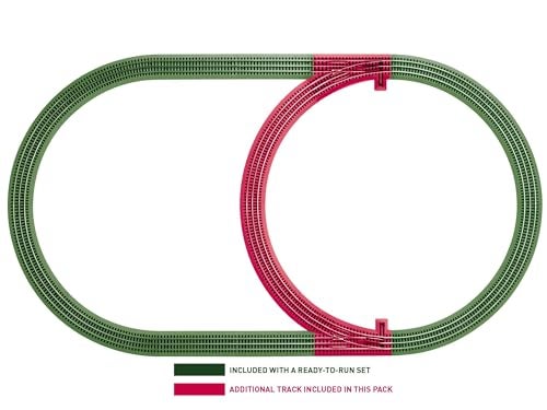Lionel مسار كهربائي ليونيل فاستراك O Gauge، مجموعة مسار إضافية للحلقة الداخلية - Image 2