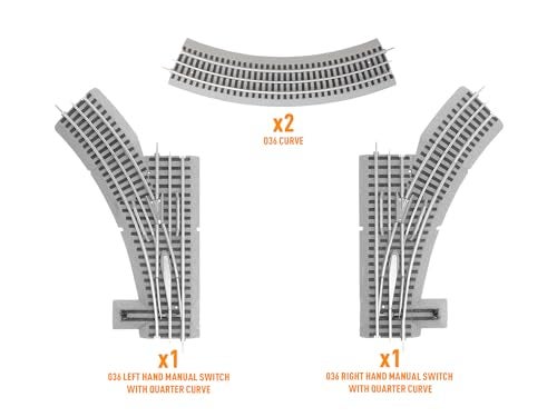 Lionel مسار كهربائي ليونيل فاستراك O Gauge، مجموعة مسار إضافية للحلقة الداخلية - Image 3