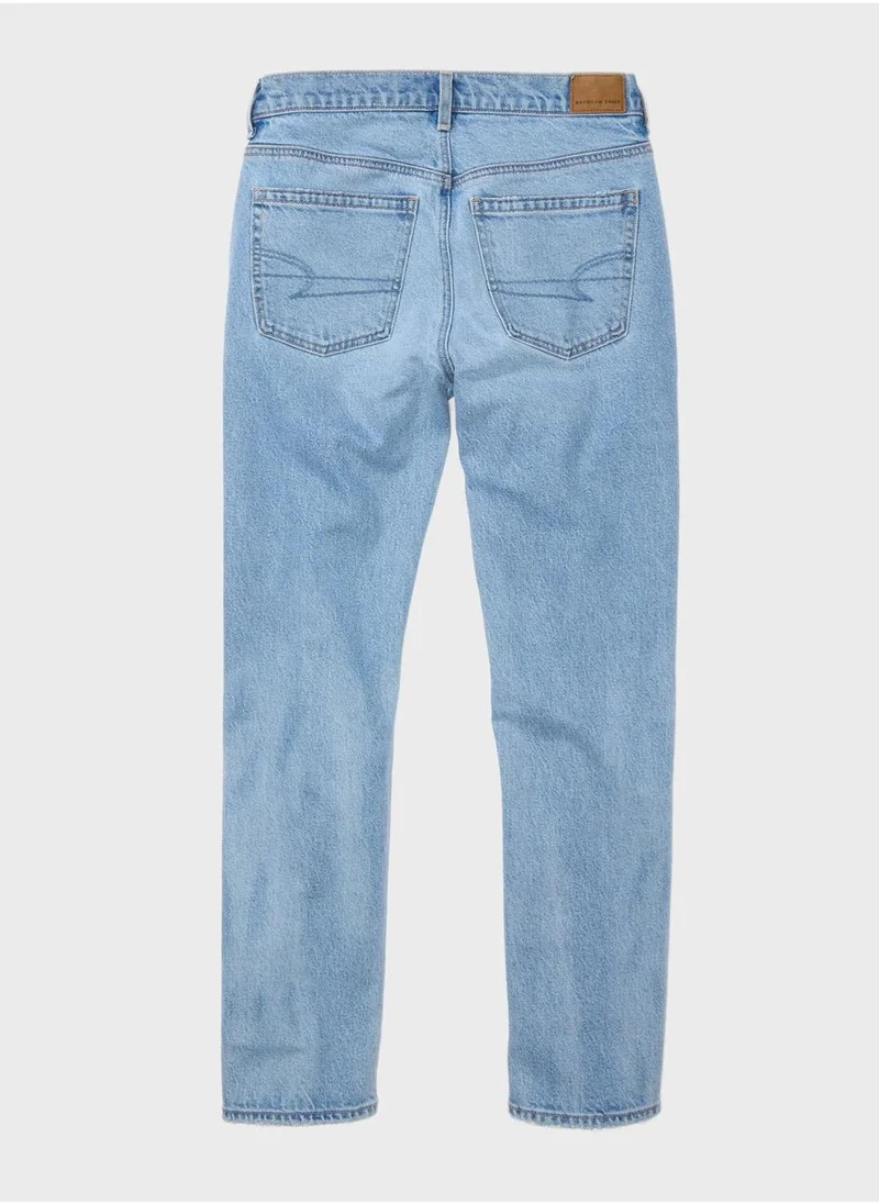 American Eagle High Waist Straight Jeans