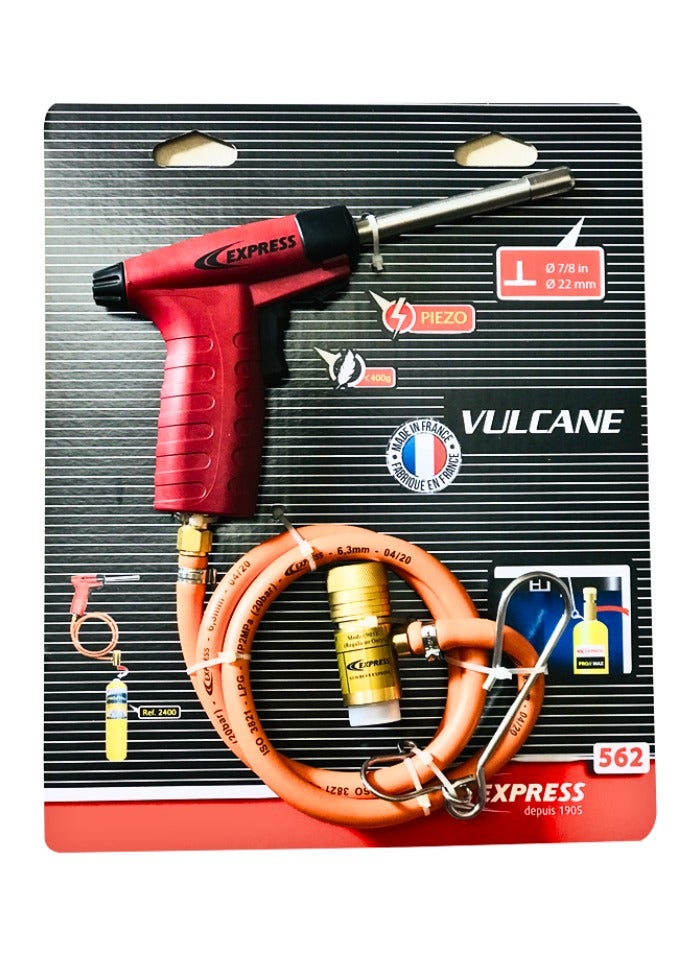 High Intensity Propane Torch Head, Trigger Start Mapp/Map Gas Torch with Self Ignition & Brass Knob, Pencil Flame Welding Torch Fuel by MAPP, MAP/PRO and Propane gas