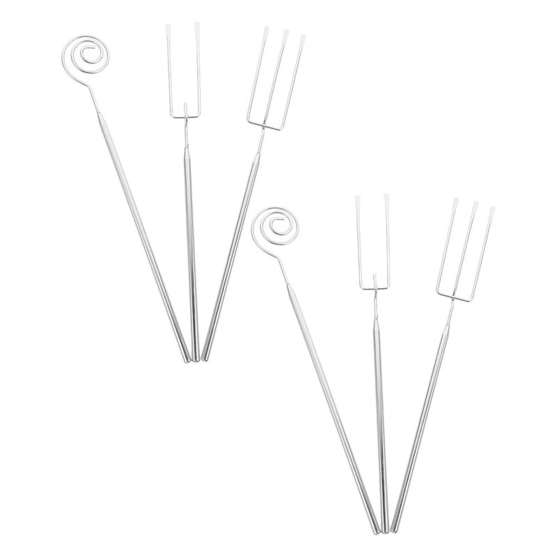 Stainless Steel Fondue Forks Chocolate Dipping Tool Long Handle Heat Resistant For Bbq 6Pcs - Image 5