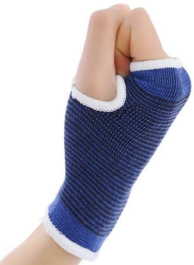 Luwint Kids Hand Wrap - Knitted Palm Sleeve Wrist Brace Hand Protection Support for 8-14 Years, 1 Pair - Image 3