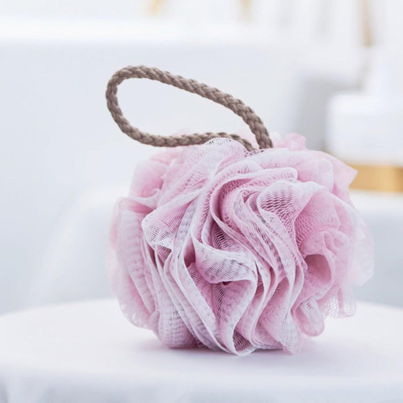 4pcs Gradient Color Bath Sponges Soft Exfoliating Mesh Poufs For Body Shower - Image 5