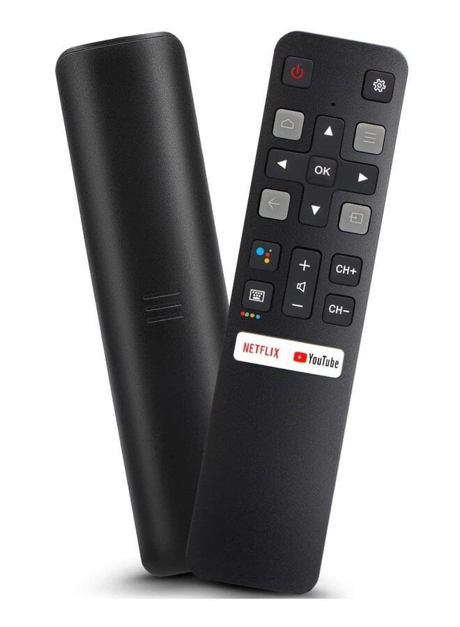 جهاز تحكم عن بعد صوتي عالمي لـ Tcl-Android-Tv-Remote Rc802V لأجهزة Tcl الذكية مع وظيفة Google Voice
