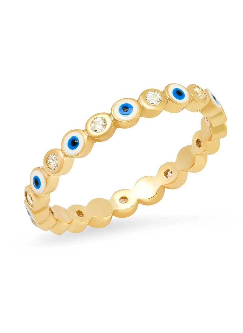 Generic - Gold Plated Fashion Band White - Image 1