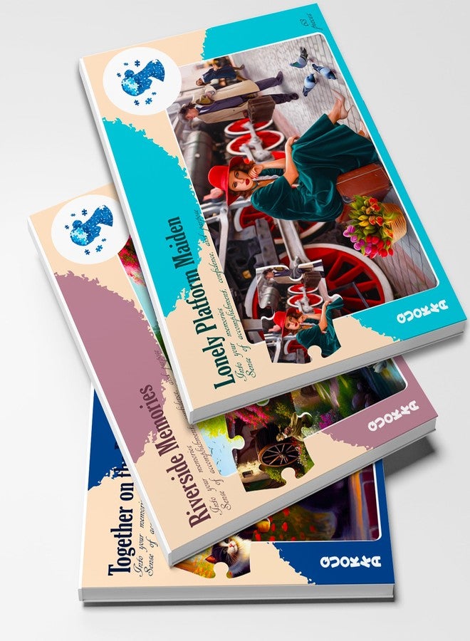 QUOKKA 63 Pieces Dementia Railway Puzzles for Elderly - Image 3