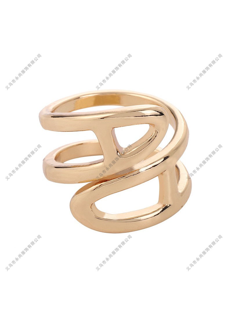 Generic Korean Snake Design Scarf Clip Gold 